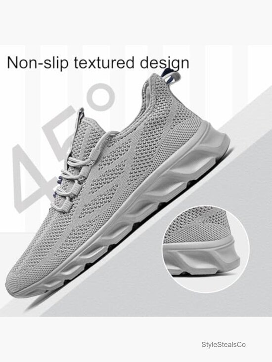 Men\'s Running Shoes Mesh Breathable Lightweight Walking Sneakers Gym Athletic main image 6